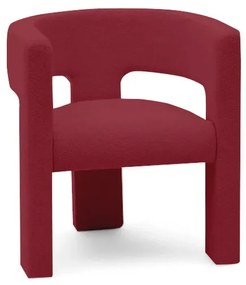 Bordó design kialakítású fotel ALPAH B VELVET