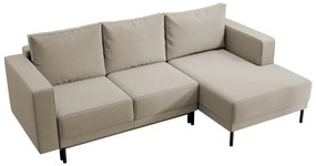 Sarokkanapé Rodriguez mini (J) (közepes bézs + fekete). 1099548