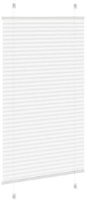 pliszírozott redőny Fehér 80x100 cm szövetszélesség 79,4 cm