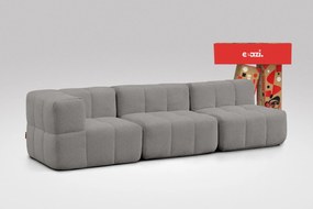 3 Teiliges Modulares Sofa – Grau