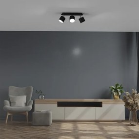 Spotlámpa DIXIE 3xGX53/11W/230V fekete