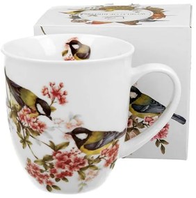 Madaras porcelán bögre - 400 ml - cinege