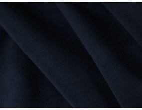 Sötétkék bársony kanapé, bal oldali 264 cm Vanda – Mazzini Sofas