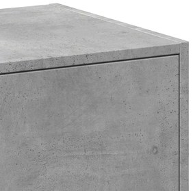 betonszürke szerelt fa patikaszekrény 40 x 41 x 77,5 cm