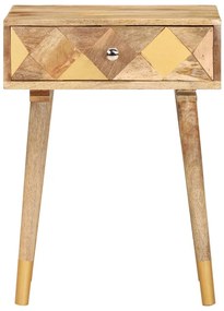 Tömör mangófa éjjeliszekrény 43 x 30 x 58 cm
