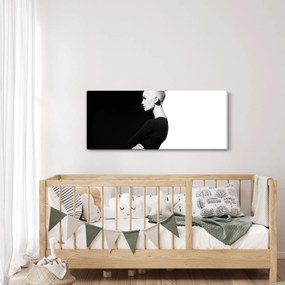 Kép - Nő à la yin and yang (120x50 cm)