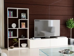TV szekrény Bare - White
