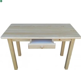 Étkezőasztal fiókos 110x60 két színnel