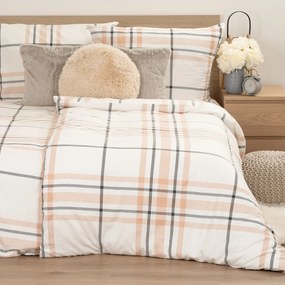 4Home Elegant Plaid flanel ágyneműhuzat, 140 x 200 cm,´70 x 90 cm, 140 x 200 cm, 70 x 90 cm
