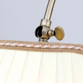 Orion Stl 12-1101/1 - Állólámpa TONIA 1xE27/60W/230V 183 cm fehér/bronz