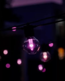 Philips Hue FESTAVIA - RGBW LED hosszabbítható, dimmelhető kültéri füzér, 30× LED, 21 m, IP65