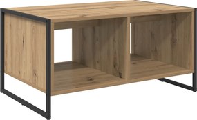 vidaXL Dohányzóasztal Művészi tölgy 80 x 50 x 40 cm Faanyag