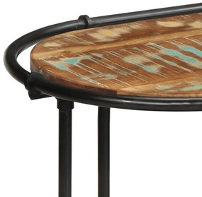 tömör újrahasznosított fa konzolasztal 110 x 42 x 76 cm