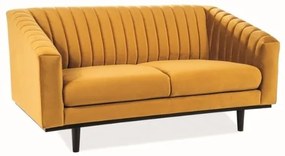 Asprey Velvet kanapé, sárga / fekete