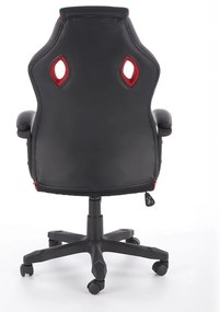 Baffin irodai fotel, fekete / piros