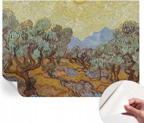 Öntapadós tapéta Fali furnér 3D hatás Olajfák 208x146 cm