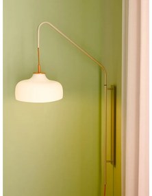 Fehér-bézs konnektorhoz csatlakoztatható fali lámpa ø 29 cm Current – Hübsch