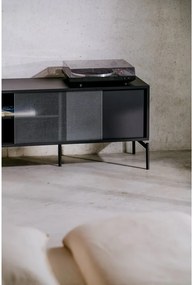 Fekete TV-állvány 116x55x42 cm Met Mini – noo.ma