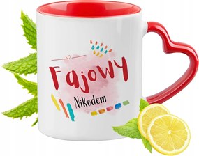 Nikodémusnak Piros Bögre Szív Alakú Füllel Ajándék