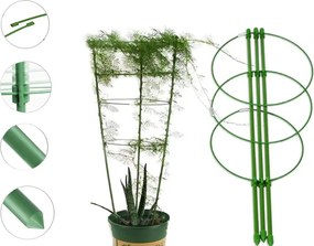 Kör alakú növénytámasz cserepes növényekhez - VERK 01894 - 3 kör