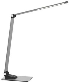Platinet ALU asztali lámpa 10 W, USB, alumínium / fekete