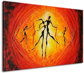 Gario Kézzel festett kép Gyönyöru tánc Méret: 120 x 80 cm