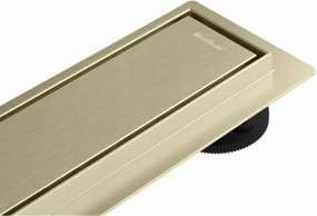 Lineáris vízelvezetés Merflow 600 mm arany rozsdamentes acél