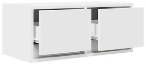 fehér szerelt fa TV-szekrény 60x31x25,5 cm