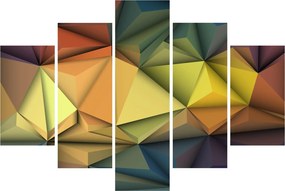 Kép - Sokszögű 3D absztrakció (150x105 cm)