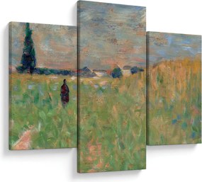 Kép - Georges Seurat, A Summer Landscape, reprodukciók (90x60 cm)