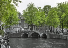 Poszter 100x70cm Csatorna a városon át, Assaf Frank