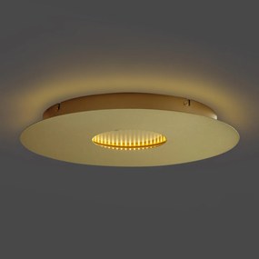 Modern mennyezeti lámpa arany 40 cm LED-del, 3 fokozatban dimmelhető - Morning