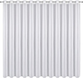 Fehér függöny Violet sima fátyol 500X240 kerekek Eurofirany