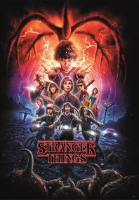 Stranger Things Shadows 1000 db-os Compact puzzle Clementoni