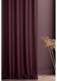 Avinion öko stílusú sötétítő függöny Burgundi vörös 140x270 cm