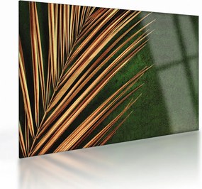 Kép levéllel (üvegen) (70x50 cm)
