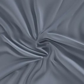 Kvalitex szatén lepedő rugalmas anyaggal sötétszürke, 80 x 200 cm