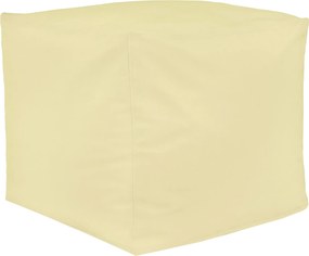 Cubo Ökobőr ülőgarnitúra Puff Krémszínű