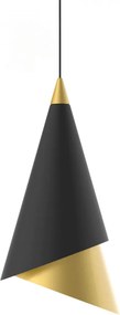 ITALUX PND-433128-1A RAALTO Modern Függesztett Lámpa Fekete, Arany LED IP20