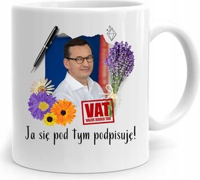 Bögre Politikus Miniszterelnök Mateusz Morawiecki Pis