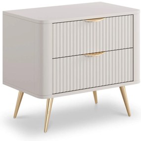 LM LANTE G2s retro éjjeliszekrény - bézs