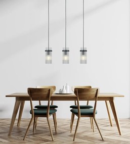 Italux modern függeszték merto matt fekete itxpnd-40930-3b-bk