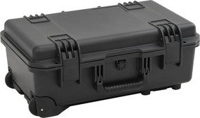 vidaXL fekete PP hordozható repülős tok 55 x 35 x 22,5 cm