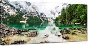 Vászonkép 60x30 Hegyi tó