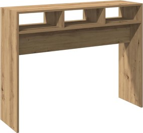vidaXL kézműves tölgy színű szerelt fa dohányzóasztal 105x30x80 cm