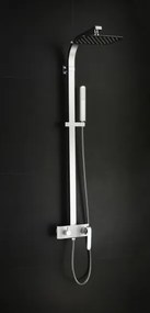 Zuhany Csaptelep Zuhanyoszloppal Fehér Króm