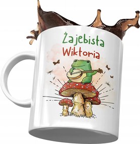 Bögre Viktória Feleség Barátnő Ajándék Nyomtatott Fotóval