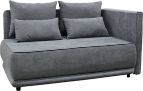 Kihúzható kanapé, szürke, jobbos, LIAMI