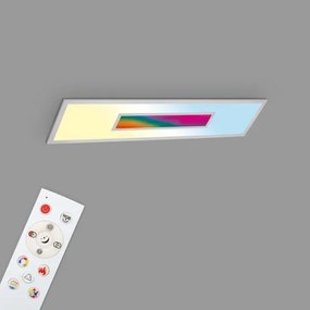 LED RGBW dimmelhető panel LED/20W/230V ezüst + távirányító