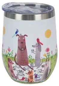 Kutyás Rozsdamentes acél hőtartó termosz pohár 330 ml Dog Picnic